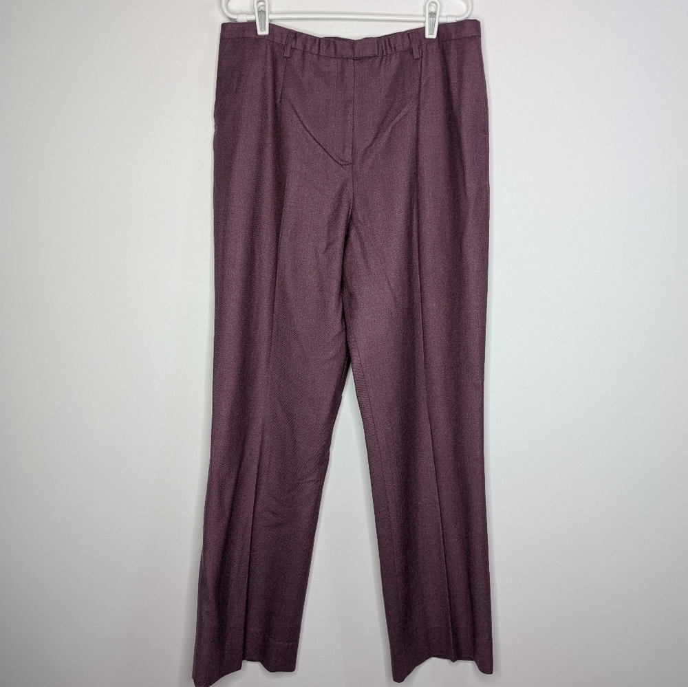 Pendleton Purple Wool Dress Slack Pant 16